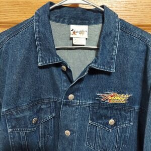 NWT Disney World Rock N Roller Coaster MGM Aerosmith Jean Jacket Men's Medium